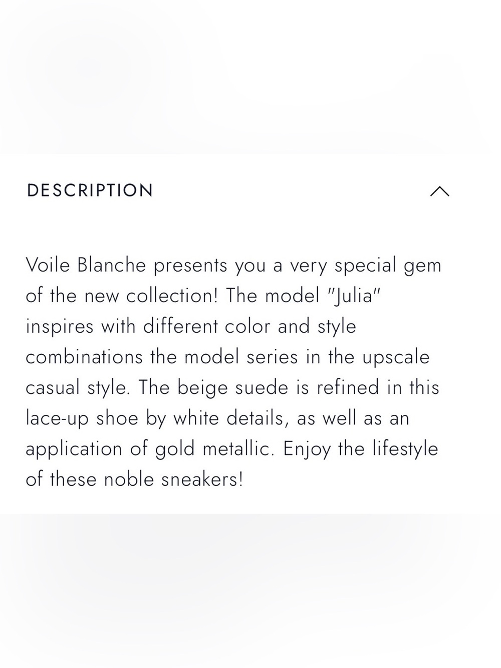 NWT VOILE BLANCHE JULIA Suede Sneaker in Beige - Platino - Picture 5 of 16
